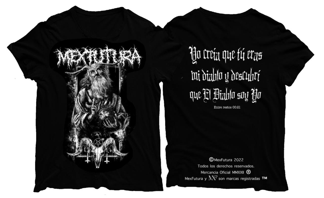MexFutura black t shirt